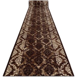 Rugsx - Runner anti-slip romance 100 cm brown brown 100x950 cm Rugsx - Runner anti-slip romance 100 cm brown brown 100x950 cm