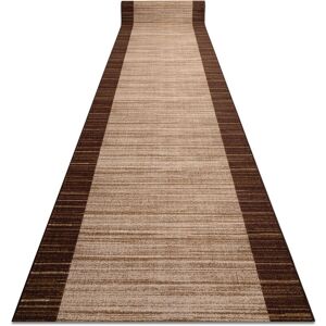 Rugsx - Runner anti-slip streifen 57 cm brown brown 57x990 cm Rugsx - Runner anti-slip streifen 57 cm brown brown 57x990 cm