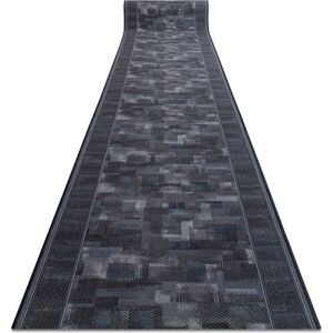 Rugsx - Runner anti-slip tribe anthracite 67cm grey 67x580 cm Rugsx - Runner anti-slip tribe anthracite 67cm grey 67x580 cm