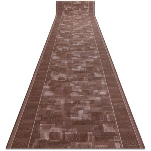 RUGSX Runner anti-slip tribe brown 100cm brown 100x1100 cm RUGSX Runner anti-slip tribe brown 100cm brown 100x1100 cm