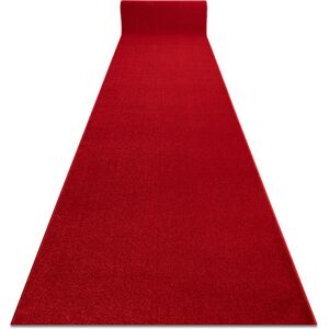 Rugsx - Runner karmel Plain carmine / red 140 cm red 140x430 cm Rugsx - Runner karmel Plain carmine / red 140 cm red 140x430 cm