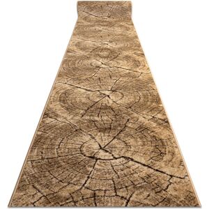 RUGSX Runner karmel Tronko Tree wood nut 90 cm beige 90x130 cm RUGSX Runner karmel Tronko Tree wood nut 90 cm beige 90x130 cm