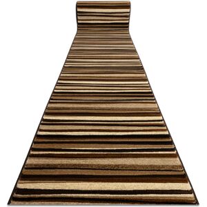 RUGSX Runner royal 5374 waves stripes beige / brown 80cm brown 80x1050 cm RUGSX Runner royal 5374 waves stripes beige / brown 80cm brown 80x1050 cm