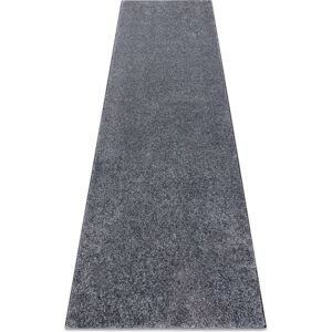 Rugsx - Runner santa fe grey 97 plain, flat, one colour grey 80x170 cm Rugsx - Runner santa fe grey 97 plain, flat, one colour grey 80x170 cm