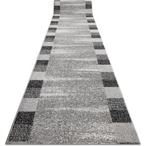 Rugsx - Runner silver Etna frame, sand grey 100cm grey 100x660 cm Rugsx - Runner silver Etna frame, sand grey 100cm grey 100x660 cm