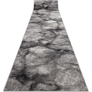 Rugsx - Runner silver Marble marble grey 100cm grey 100x400 cm Rugsx - Runner silver Marble marble grey 100cm grey 100x400 cm