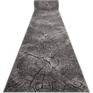 Rugsx - Runner silver Tronko Tree wood grey 80cm grey 80x960 cm Rugsx - Runner silver Tronko Tree wood grey 80cm grey 80x960 cm