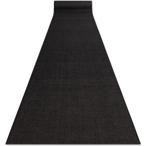 Rugsx - Runner sisal floorlux design 20433 black plain 120 cm black 120x580 cm Rugsx - Runner sisal floorlux design 20433 black plain 120 cm black 120x580 cm