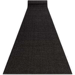 Rugsx - Runner sisal floorlux design 20433 black plain 120 cm black 120x690 cm Rugsx - Runner sisal floorlux design 20433 black plain 120 cm black 120x690 cm
