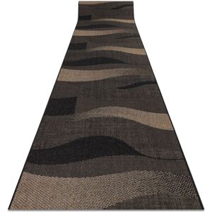 Rugsx - Runner sizal floorlux design 20212 black / coffe 120 cm beige 120x670 cm Rugsx - Runner sizal floorlux design 20212 black / coffe 120 cm beige 120x670 cm
