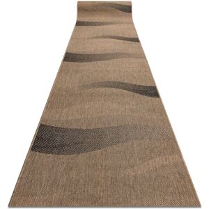 Rugsx - Runner sizal floorlux design 20212 coffe / black 120 cm beige 120x100 cm Rugsx - Runner sizal floorlux design 20212 coffe / black 120 cm beige 120x100 cm
