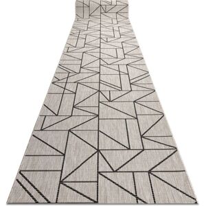 RugsX Beige Geometric Runner - Carpet RugsX Beige Geometric Runner - Carpet