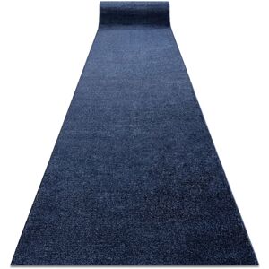 Rugsx - Runner softy plain, one colour dark blue 80cm blue 80x120 cm Rugsx - Runner softy plain, one colour dark blue 80cm blue 80x120 cm
