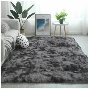 Dewdat - Shaggy Living Room Rug 120x160 Dark Gray Plush Soft Non Slip Polypropylene Rug Dewdat - Shaggy Living Room Rug 120x160 Dark Gray Plush Soft Non Slip Polypropylene Rug