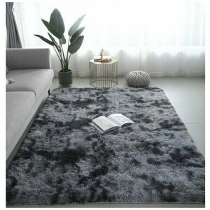 Dewdat - Shaggy Living Room Rug 160x230cm Dark Gray Plush Soft Non Slip Polypropylene Rug Dewdat - Shaggy Living Room Rug 160x230cm Dark Gray Plush Soft Non Slip Polypropylene Rug