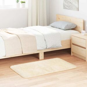 vidaXL Navarra Rug - Polyester Creme, Rectangular, 60x100 cm - Rug vidaXL Navarra Rug - Polyester Creme, Rectangular, 60x100 cm - Rug