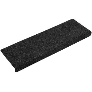 Vidaxl - Stair Mats Self-adhesive 30 pcs 65x21x4 cm Black Rectangular Edge Vidaxl - Stair Mats Self-adhesive 30 pcs 65x21x4 cm Black Rectangular Edge