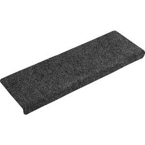 Vidaxl - Stair Mats Self-adhesive 15 pcs 65x21x4 cm Grey Rectangular Edge Vidaxl - Stair Mats Self-adhesive 15 pcs 65x21x4 cm Grey Rectangular Edge