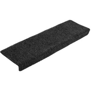 Stair Mats Self-adhesive 10 pcs 65x21x4 cm Grey Rectangular Edge Vidaxl Stair Mats Self-adhesive 10 pcs 65x21x4 cm Grey Rectangular Edge Vidaxl