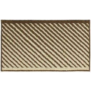 JVL - Stellar Machine Washable Latex Backed Doormat, 40x70cm, Brown JVL - Stellar Machine Washable Latex Backed Doormat, 40x70cm, Brown