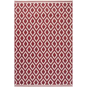Lord Of Rugs - Terrace Diamond Modern Geometric Flatweave Outdoor Rug in Red 240 x 340 cm (8'x11'2') Lord Of Rugs - Terrace Diamond Modern Geometric Flatweave Outdoor Rug in Red 240 x 340 cm (8'x11'2')