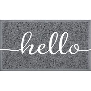 Tlily - Upgraded Door Mat Outdoor Indoor Hello Doormat, Floor Non-Slip Rug Ultra Absorb Mud Easy Clean Front Doormat Tlily - Upgraded Door Mat Outdoor Indoor Hello Doormat, Floor Non-Slip Rug Ultra Absorb Mud Easy Clean Front Doormat