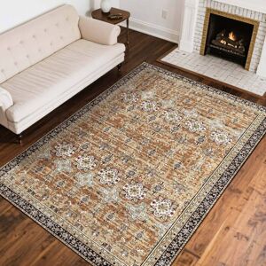 Vevor Large Area Rug - Vintage Brown Green - 8 X 10 Ft - Area Rug Vevor Large Area Rug - Vintage Brown Green - 8 X 10 Ft - Area Rug