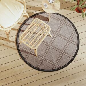 vidaXL Outdoor Garden Rug - Brown UV Resistant Durable Polypropylene vidaXL Outdoor Garden Rug - Brown UV Resistant Durable Polypropylene