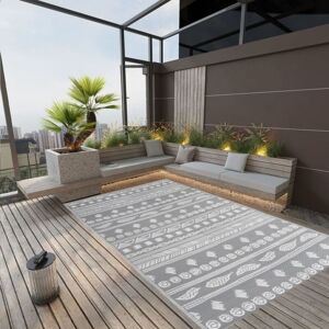 Outdoor Rug arakil Grey 190x290 cm pp Vidaxl Outdoor Rug arakil Grey 190x290 cm pp Vidaxl
