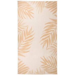 vidaXL Leaf Pattern Outdoor Flatweave Rug 80x150 cm - Outdoor Rug vidaXL Leaf Pattern Outdoor Flatweave Rug 80x150 cm - Outdoor Rug