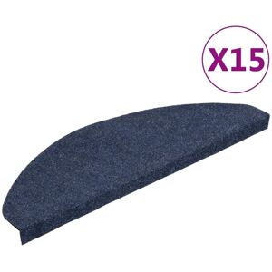 Stair Mats Self-adhesive 15 pcs 65x22.5x3.5 cm Blue Vidaxl Stair Mats Self-adhesive 15 pcs 65x22.5x3.5 cm Blue Vidaxl