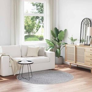Vidaxl Round Polyester Rug - Modern, Soft & Easy Care - Rug Vidaxl Round Polyester Rug - Modern, Soft & Easy Care - Rug