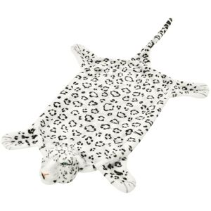 vidaXL Leopard Carpet Plush 139cm White Home Living Room Floor Mat Soft Rug - Carpet vidaXL Leopard Carpet Plush 139cm White Home Living Room Floor Mat Soft Rug - Carpet