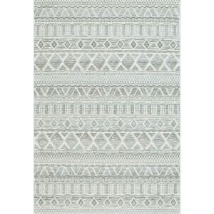 Nourison - HomeSpace Direct Brighton Diamond Indoor/Outdoor Rug, Light Grey, 80x150cm Nourison - HomeSpace Direct Brighton Diamond Indoor/Outdoor Rug, Light Grey, 80x150cm