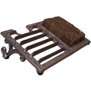 SELECTIONS Vintage Style Cast Iron Boot Brush & Shoe Scraper SELECTIONS Vintage Style Cast Iron Boot Brush & Shoe Scraper