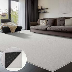 VOUNOT Living Room Rug Ultra Soft Shaggy Area Rug Modern Carpet 240x340cm Cream VOUNOT Living Room Rug Ultra Soft Shaggy Area Rug Modern Carpet 240x340cm Cream