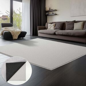 VOUNOT Living Room Rug Ultra Soft Shaggy Area Rug Modern Carpet 140x200cm Cream VOUNOT Living Room Rug Ultra Soft Shaggy Area Rug Modern Carpet 140x200cm Cream