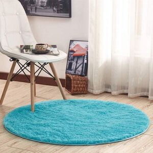Readcly - Washable Round Rug 80cm/100cm/120cm/160cm/200cm, Indoor Shaggy Anti Slip Bedroom Living Room Entrance Rug Absorbent Non-Slip Printed Readcly - Washable Round Rug 80cm/100cm/120cm/160cm/200cm, Indoor Shaggy Anti Slip Bedroom Living Room Entrance Rug Absorbent Non-Slip Printed