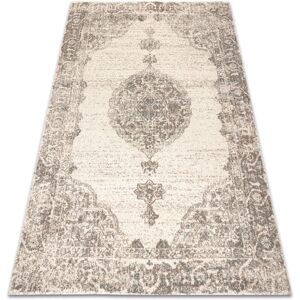 RUGSX Wool Carpet abby 486.24.LA110 osta Ornament, frame classic grey / blue beige 67x130 cm RUGSX Wool Carpet abby 486.24.LA110 osta Ornament, frame classic grey / blue beige 67x130 cm