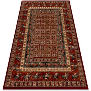 Rugsx - Wool carpet kashqai 4301 300 oriental, frame terracotta / green red 240x340 cm Rugsx - Wool carpet kashqai 4301 300 oriental, frame terracotta / green red 240x340 cm