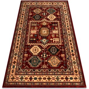 Rugsx - Wool carpet kashqai 4306 300 oriental, frame terracotta / beige red 80x160 cm Rugsx - Wool carpet kashqai 4306 300 oriental, frame terracotta / beige red 80x160 cm