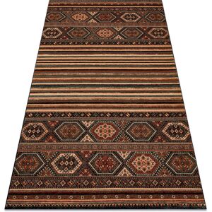 Rugsx - Wool carpet kashqai 4356 500 ethnic terracotta multicolour 67x130 cm Rugsx - Wool carpet kashqai 4356 500 ethnic terracotta multicolour 67x130 cm
