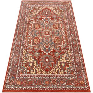 Rugsx - Wool Carpet legend 468 10 GB300 osta - Ornament, frame exclusive red / beige red 135x200 cm Rugsx - Wool Carpet legend 468 10 GB300 osta - Ornament, frame exclusive red / beige red 135x200 cm