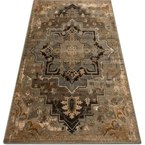 RUGSX Wool carpet OMEGA ABBAS Vintage, rosette cognac beige beige 170x235 cm RUGSX Wool carpet OMEGA ABBAS Vintage, rosette cognac beige beige 170x235 cm