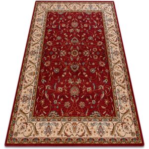 Rugsx - Wool carpet omega aries flowers ruby red 200x300 cm Rugsx - Wool carpet omega aries flowers ruby red 200x300 cm