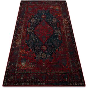RUGSX Wool carpet OMEGA HARUN navy blue red 170x235 cm RUGSX Wool carpet OMEGA HARUN navy blue red 170x235 cm
