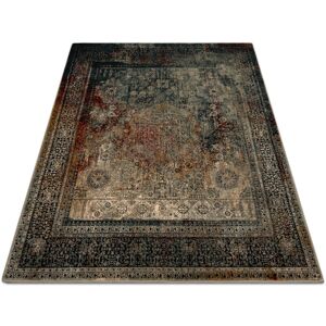 RugsX Wool Carpet Omega Mamluk Square - Vintage Emerald Green 170x170cm RugsX Wool Carpet Omega Mamluk Square - Vintage Emerald Green 170x170cm