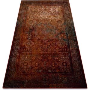 RUGSX Wool carpet OMEGA Mamluk Vintage rosette red red 170x235 cm RUGSX Wool carpet OMEGA Mamluk Vintage rosette red red 170x235 cm