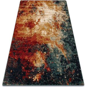 Rugsx - Wool carpet omega mia red red 235x350 cm Rugsx - Wool carpet omega mia red red 235x350 cm