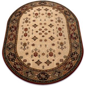 Rugsx - Wool carpet omega oval taros oriental rudy 2 terracotta beige 170x235 cm Rugsx - Wool carpet omega oval taros oriental rudy 2 terracotta beige 170x235 cm